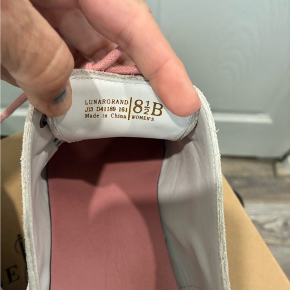 Cole Haan Women's Cream and Pink Suede Flats - Picture 6 of 7